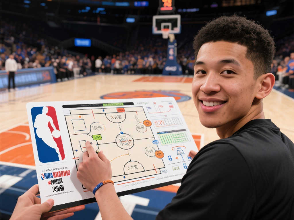 NBA球迷自创战术板火出圈,获得球队官方认可 NBA球迷自创战术板火出圈,获得球队官方认可